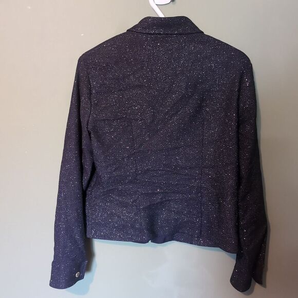 Joseph Ribkoff Black Sparkling Jacket - Picture 2 of 7